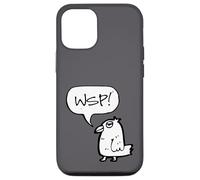 WSP! What's Up Funny Sarcastic Parrot Illustration Graphic Carcasa para iPhone 12/12 Pro