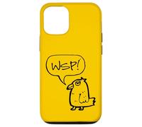 WSP! What's Up Funny Sarcastic Parrot Illustration Graphic Carcasa para iPhone 12/12 Pro