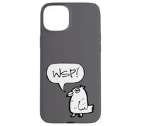 WSP! What's Up Funny Sarcastic Parrot Illustration Graphic Carcasa para iPhone 15 Plus