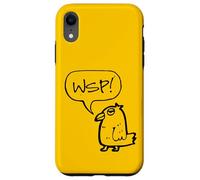 WSP! What's Up Funny Sarcastic Parrot Illustration Graphic Carcasa para iPhone XR