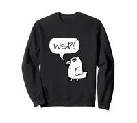 WSP! What's Up Funny Sarcastic Parrot Illustration Graphic Sudadera