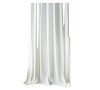 WSQHAO 2pcs Curtains For Living Room Bedroom White Blackout Drapes Shading Thermal Insulated Thick Curtains For Home Decor para Dormitorio(W250xH260cm)