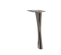 WSQHAO 4 Uds. Patas de Metal for Muebles, Patas gabinete 15cm/17cm for tocador, Soporte for baño, for Mesa café y sofá para Muebles(Grey(15cm))