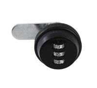 WSQHAO 4pcs Combination Cabinet Lock 20mm Zinc Alloy Password Locks Security Home CAM Lock For Mailbox Cabinet Door para Caja De Gabinete(Black)