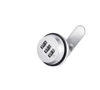 WSQHAO 4pcs Combination Cabinet Lock 30mm Zinc Alloy Password Locks Security Home Automation CAM Lock For Mailbox Cabinet Door para Caja De Gabinete(Silver 30mm)