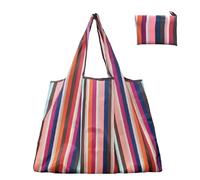 WSQHAO 5Pcs Foldable Shopping Bags Big Size Bag Large Capacity Lightweight and Portable Storage para Compras(Color1)