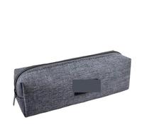 WSQHAO Bolsa con Cierre de lápices pequeña, Estuche de Lona for lápices, Organizador for Escuela, Estudiantes, Adolescentes y Adultos, 2 uds. para Office(Dark Grey)