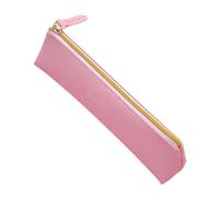 WSQHAO Bolsa de lápices de la PC, Suministros for Estudiantes de Color sólido, Bolsas con Cremallera, Estuche for lápices, Suministros de papelería de Oficina Escolar, 2 uds. para Office(Pink)