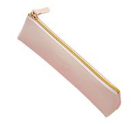 WSQHAO Bolsa de lápices de la PC, Suministros for Estudiantes de Color sólido, Bolsas con Cremallera, Estuche for lápices, Suministros de papelería de Oficina Escolar, 2 uds. para Office(Beige)