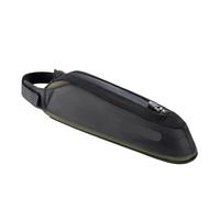 WSQHAO Bolsa for Bicicleta, portátil, for el Tubo Superior de la, Nailon, for Herramientas teléfono Carretera, Reflectante, Ultraligera, Accesorio for alforja para Manillar(Black 0.65L)
