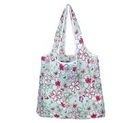 WSQHAO Bolsas de compras reutilizables for mujer, bolso mano plegable, bolsa tela portátil for comestibles, bolsos plegables gran capacidad, 5 uds para Compras(Color3)