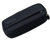 WSQHAO Estuche de lápices Creativo for niño y niña, Estuche de Almacenamiento for bolígrafos, Caja Grande de papelería, Suministros Escolares for Estudiantes, 2 uds. para Office(Black)