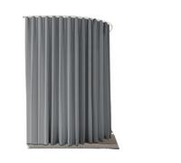 WSQHAO Extra Large Room Dividers Blackout Curtain Track Ceiling Mount Ceiling Track Privacy Partition Separator for Living Room Bedroom para Dormitorio(Grey,254x213cm)