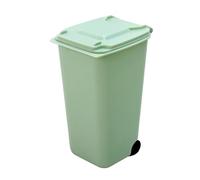 WSQHAO Mini bote de basura escritorio, soporte for bolígrafo, adornos, decoración, regalo pequeño for estudiantes, 1 Uds para Basura(Green)