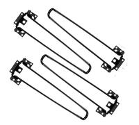 WSQHAO Patas Plegables de Horquilla for Mesa, Patas Metal, for Muebles DIY for mesas auxiliares café, 4 Uds para Muebles