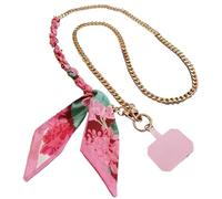 WSQHAO Scarf Chain Lanyard Metal Clip Mobile Phone Case Universal Pendant para TeléFonos MóViles(Color A)