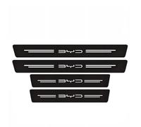 WSRFOLP 4 Piezas Umbral de Puerta Coche para BYD e6 2017 2018 2019 2020 2021 2022 2023 2024 2025, Pegatinas Protectoras Umbral Fibra Carbono Tiras Decoración para Estribos de Coche