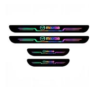 WSRFOLP 4 Piezas Umbral Puerta Coche para MazdaCX-3 2018 2019 2020 2021 2022 2023 2024 2025, Escudo umbral acrílico para Coche Protección a Pintura Protección contra arañazos