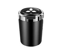 WSRFOLP Cenicero Coche para Mitsubishi Grand Lancer X 2017-2025, Cenicero Autoextinguible Resistente A Altas Temperaturas Automóviles Van Camping al Aire Libre,Black
