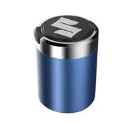 WSRFOLP Cenicero Coche para Suzuki Equator Crew Cab Long Bed 2008 2009 2010 2011 2012, Cenicero Autoextinguible Resistente A Altas Temperaturas Automóviles Van Camping al Aire Libre,Blue