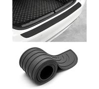 WSRFOLP Protector Paragolpes Trasero paraBMW X3 2007-2010, Pegatina de Antiarañazos de Borde Alféizar Puerta del Maletero Accesorios Exteriores del Coche90x7cm,Black