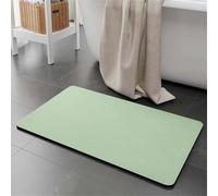 Wsrght Alfombra de Baño Absorbente Antideslizante 120x170cm Alfombrilla Diatomita Baño de Microfibra, Alfombra Ducha Secado Rápido, Alfombrilla Ducha Lavable para Ducha y Entrada Rug Sage 3-1137