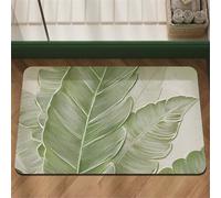 Wsrght Alfombra de Baño Absorbente Antideslizante 120x170cm Alfombrilla Diatomita Baño de Microfibra, Alfombra Ducha Secado Rápido, Alfombrilla Ducha Lavable para Ducha y Entrada Rug Sage 3-1255