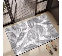 Wsrght Alfombra de Baño Absorbente Antideslizante 160x230cm Alfombrilla Diatomita Baño de Microfibra, Alfombra Ducha Secado Rápido, Alfombrilla Ducha Lavable para Ducha y Entrada Rug Abstract 3-619