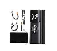 WSRY Hinchador Ruedas Coche Bomba De Inflado Coche Portátil Inalámbrica Inflador Neumáticos Eléctrico para(Universal Model in Black.)