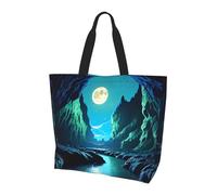 WSSYYBF Bolso de hombro Water Moon Cave. Bolso de hombro de moda para mujer, simple y ligero