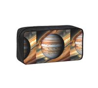 WSSYYBF Estuche para bolígrafos Júpiter Landscape simple y espacioso. Funda grande y espaciosa, bolsa Oxford 600D con cremallera para el trabajo, la oficina, moda para mujer