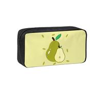 WSSYYBF Estuche para bolígrafos simple y espacioso con diseño de pera de dibujos animados, funda grande y espaciosa, bolsa Oxford 600D con cremallera para el trabajo, oficina, moda para mujer