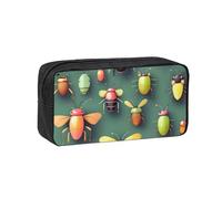 WSSYYBF Insect Atlas - Estuche simple y espacioso para bolígrafos, tela Oxford 600D, bolsa de almacenamiento portátil, adecuada para oficina y viajes.