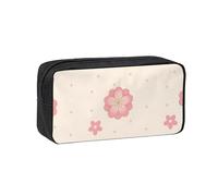 WSSYYBF Little Pink Cherry Blossoms - Estuche para bolígrafos simple y espacioso. Funda grande y espaciosa, bolsa Oxford 600D con cremallera para el trabajo, la oficina, moda para mujer