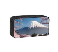 WSSYYBF Monte Fuji a principios de primavera, simple y espacioso. Estuche grande y espacioso, bolsa Oxford 600D con cremallera para el trabajo, la oficina, moda para mujer