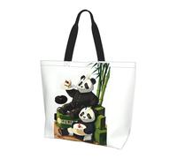 WSSYYBF Pandas of Father and Son Bolso de hombro para mujer, bolso de hombro simple y ligero