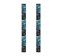 WSSYYBF Sharks Under The Sea - Cubiertas para manija de puerta de refrigerador (2 unidades)