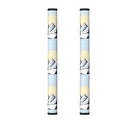 WSSYYBF White Snowy Mountains - Cubiertas para manija de puerta de refrigerador (2 unidades)