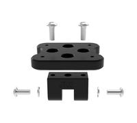 WSUMKH Abrazadera De Manillar GPS De 22 Mm Y 28 Mm para Hyosung GV125 Cruise Aquila GV125S V-Twin para Rieju Marathon Racing SMM. Soporte Montaje Teléfono(Type 1 Only Adapter)