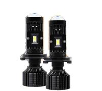 WSUMKH Auto Faros 2 Faros Delanteros LED Para Motocicleta, Luces Altas Y Bajas, H4 Y10 Pro H7 Con Lente Canbus, Bombilla Para Faro, Miniproyector Faro(H7)