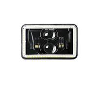WSUMKH Auto Faros Faros LED 4x6 Pulgadas 90 W Con Luz Alta Diurna Ámbar/blanca Conversión Camiones Todoterreno (H4651 H4652 H4656 H4666) 12 V 24 Faro(2PCS 4X6 Headlight)