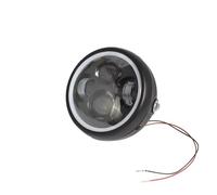 WSUMKH Faros Delanteros Motocicleta Faro LED 6,5" Con Luces Diurnas Altas Y Bajas Anillo Ángel Para Sportster Para Cafe Para Racer Para Bobber Para Iron 883Y Retro