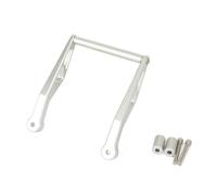 WSUMKH Kit De Soporte De Navegación GPS para Motocicleta con Carga Inalámbrica para Teléfono para R 1300 GS Adventure R1300GS 2023 2024 2025 Soporte Montaje Teléfono(Plata)