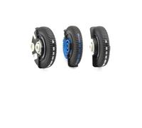 WSUMKH para Benz Clase E W211 E220 E280 E320 E350 2003-2008 Juego 2 O 3 Piezas, Rueda Giratoria Ventilación Aire Acondicionado Delantera Y Trasera Coche Panel Ventilación CA(Dark Gray M 3Piece)