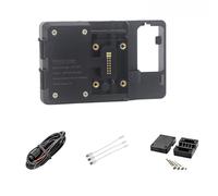 WSUMKH Puerto De Carga USB Inalámbrico Motocicleta para Xmax NMAX 125 X-MAX 300 N-MAX 155 Soporte De Navegación GPS para Teléfono Soporte Montaje Teléfono(22mm Wireless Charge)