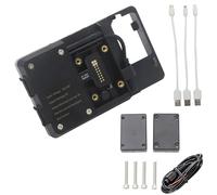 WSUMKH Puerto De Carga USB Inalámbrico Motocicleta para Xmax NMAX 125 X-MAX 300 N-MAX 155 Soporte De Navegación GPS para Teléfono Soporte Montaje Teléfono(22MM USB Charge)