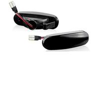 WSUMKH Señal Giro Lámpara 2 Luces LED Dinámicas De Intermitentes Laterales Para Peugeot Para Bipper Box Van Tepee 2008, 2009, 2010, 2011, 2012, 2013, 2014, 2015-2019.(2xDynamic Smoked)