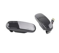 WSUMKH Señal Giro Lámpara 2 Luces LED Dinámicas De Posición Lateral, Repetidoras, Para Peugeot Para Bipper, Furgoneta, Tepee 2008 2009 2010 2011 2012 2013 2014 2015-2019(Dynamic Smoked Black)