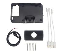 WSUMKH Soporte Barra Antivuelco 12Mm 16Mm 22Mm Motocicleta Soporte Navegación para Teléfono Soporte Carga USB para R1200GS ADV S1000XR F700GS F800GS F900 Soporte Montaje Teléfono(with 16mm Clip)