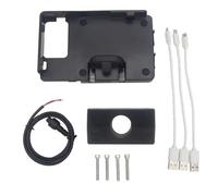 WSUMKH Soporte Barra Antivuelco 12Mm 16Mm 22Mm para CRF1000L Africa Twin CRF1000L 2016 Soporte Navegación para Teléfono Motocicleta Soporte Carga USB Soporte Montaje Teléfono(with 16mm Clip)